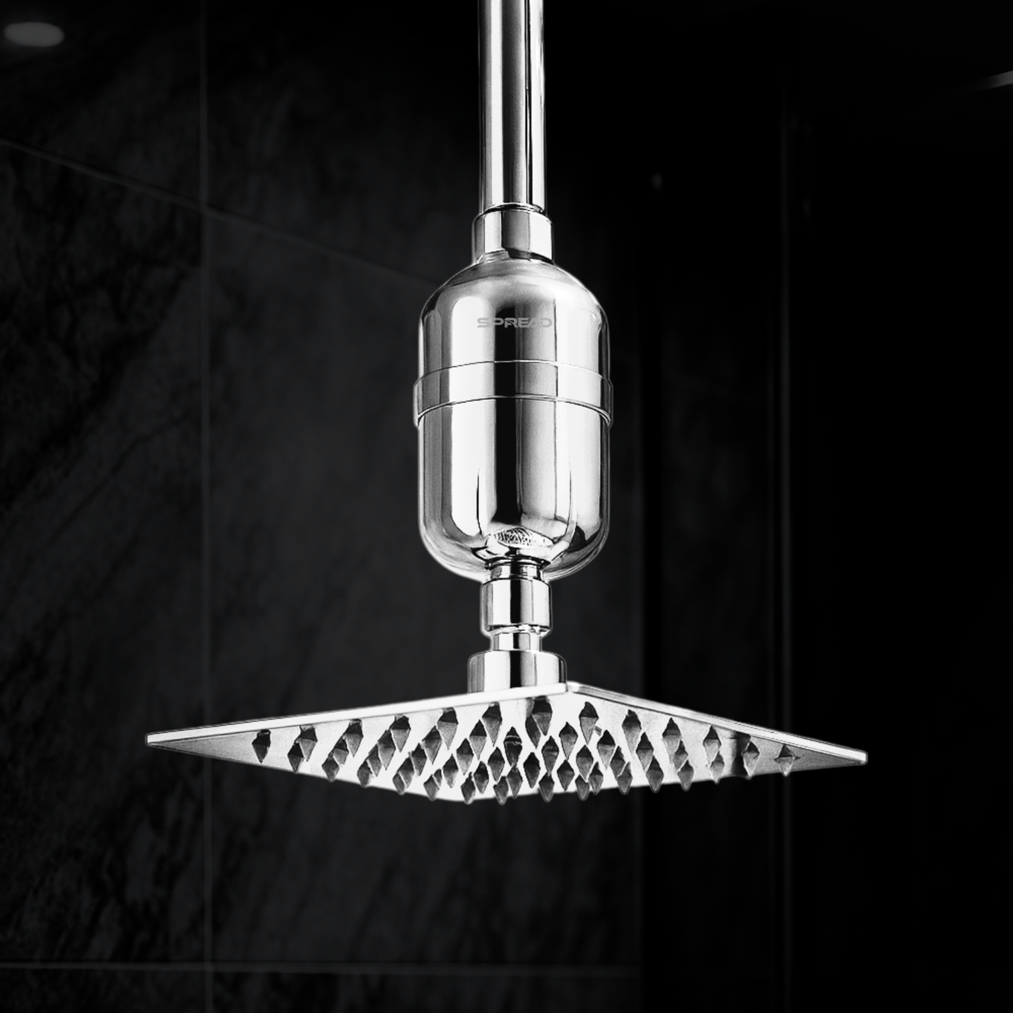 Inline Shower Filter and Tap Filter with Replaceable Cartridge (5.5D x 5.5W x 13.5H)