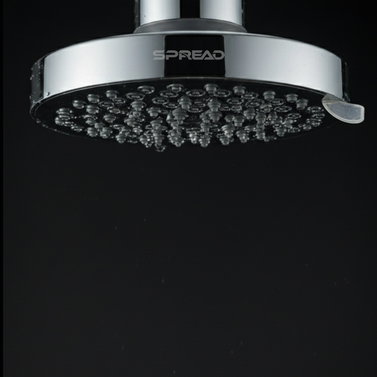 High-Pressure Filtered Shower Head (157 mm × 152 mm × 152 mm)