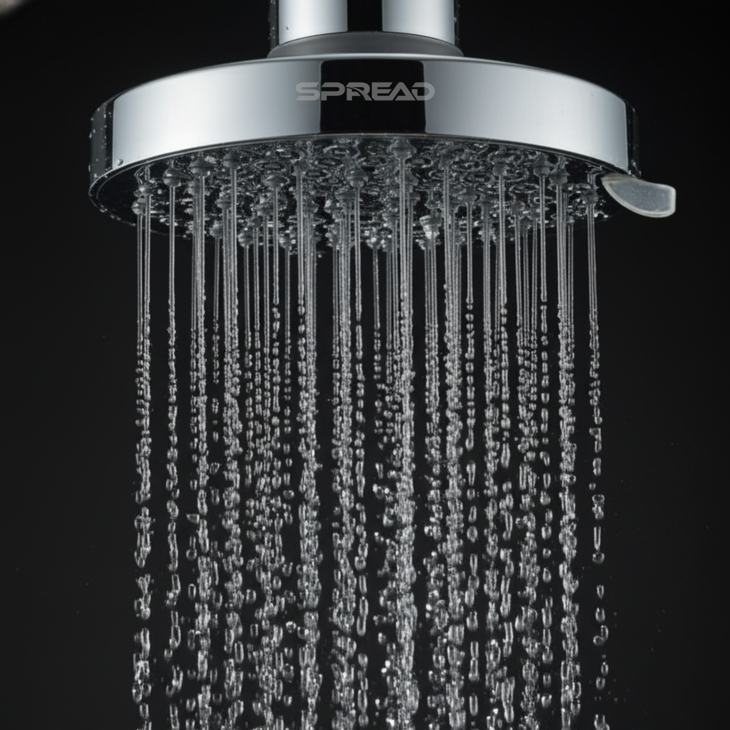 High-Pressure Filtered Shower Head (157 mm × 152 mm × 152 mm)