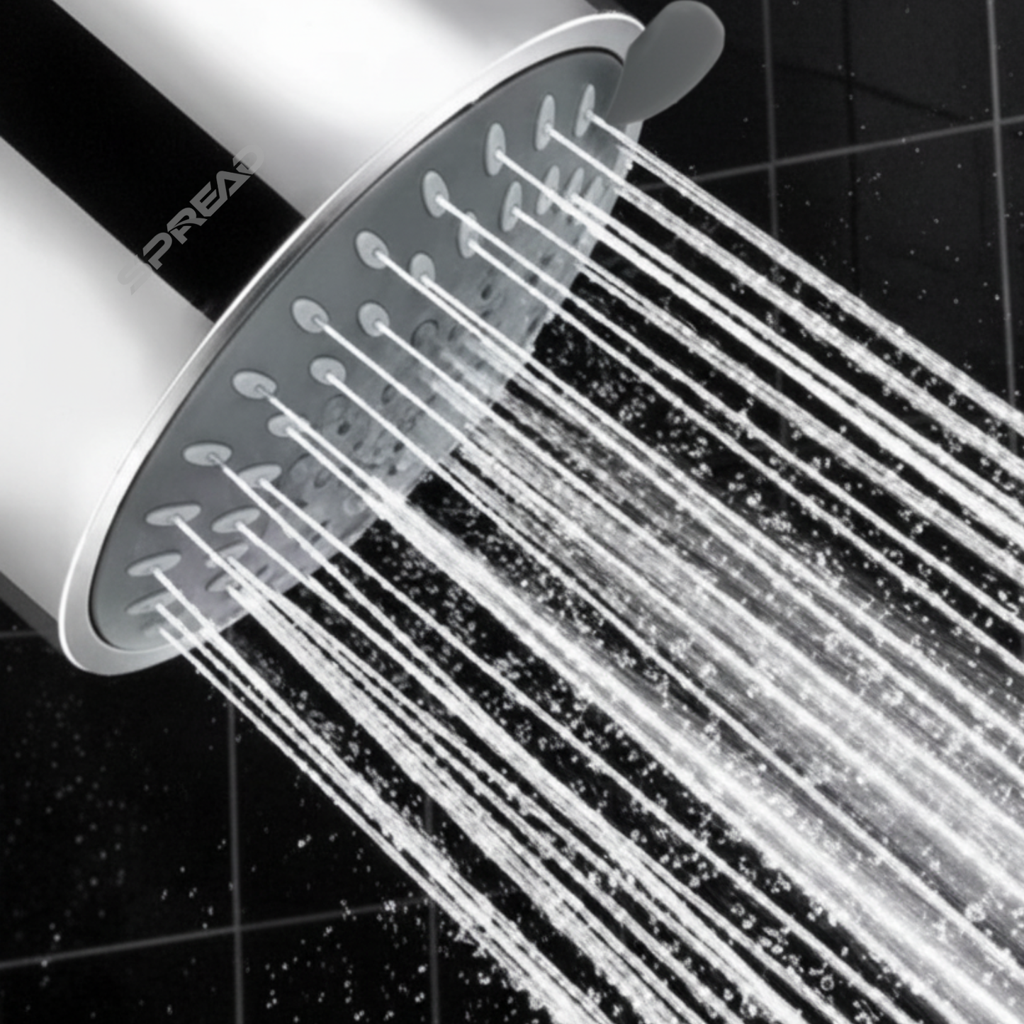 High-Pressure Shower Head with Built-in Filter Cartridge (145 mm × 103 mm × 103 mm)