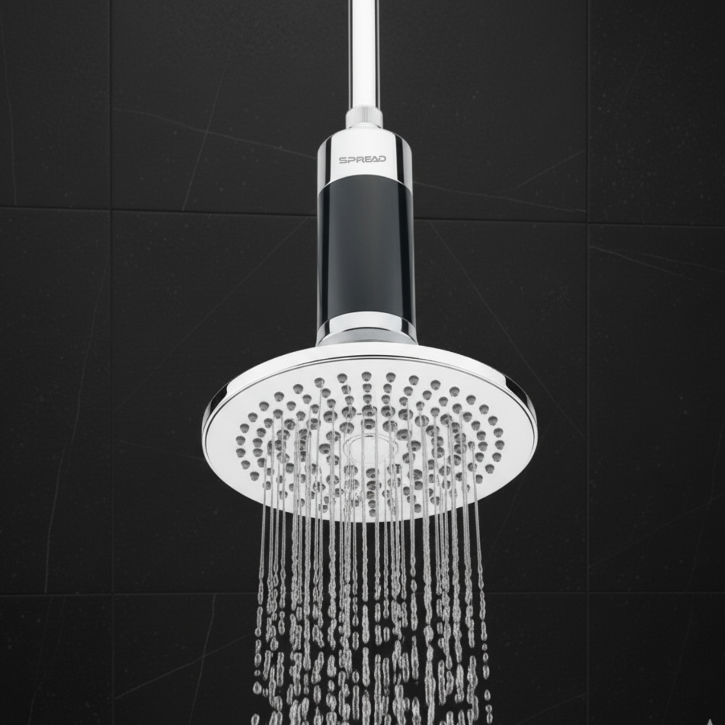 Inline Shower Filter with Replaceable Multi-Layer Cartridge