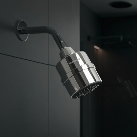 Premium Multi-Layer Filter Shower Head with Replaceable Cartridge (102 mm × 104 mm × 104 mm)