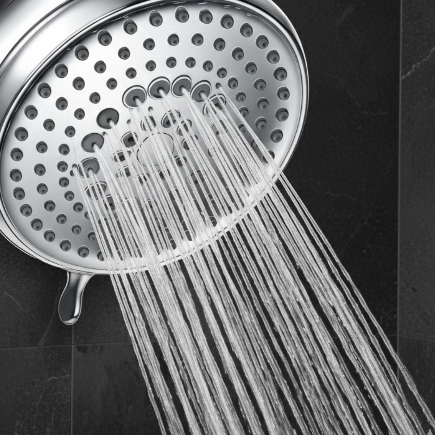 8-Function Chrome-Plated Filter Shower Head with ABS Plastic Body (102.93 mm × 131.1 mm × 131.1 mm)