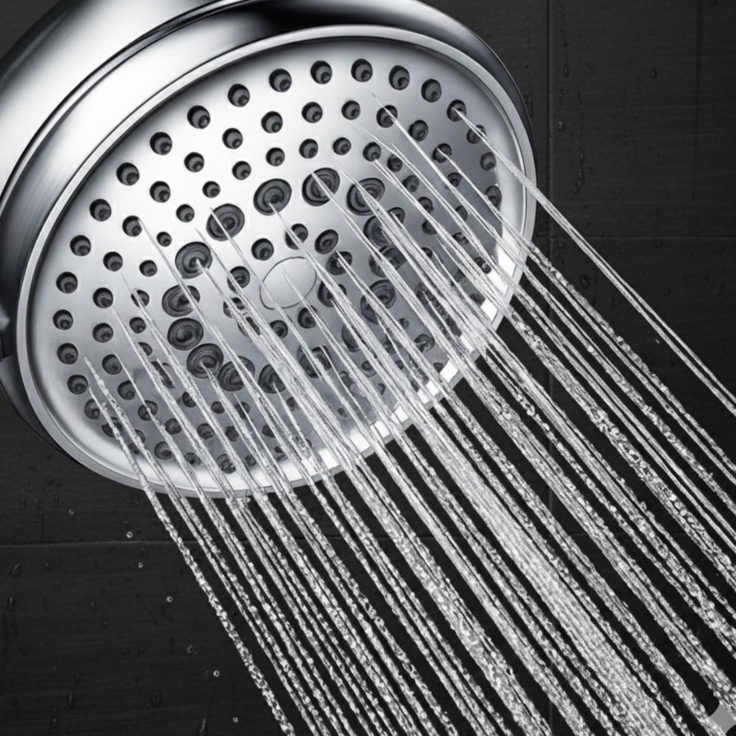 8-Function Chrome-Plated Filter Shower Head with ABS Plastic Body (102.93 mm × 131.1 mm × 131.1 mm)