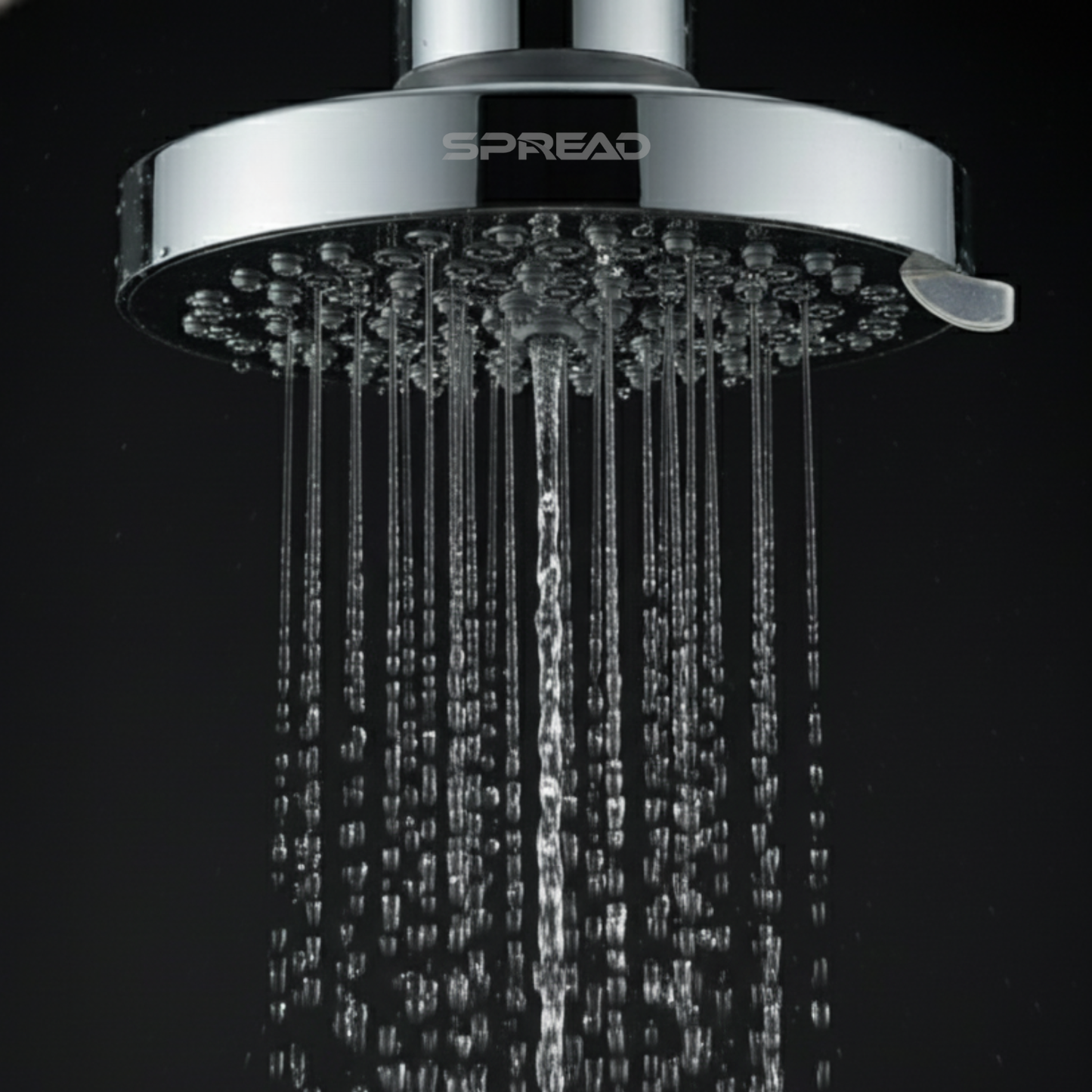 High-Pressure Filtered Shower Head (157 mm × 152 mm × 152 mm)
