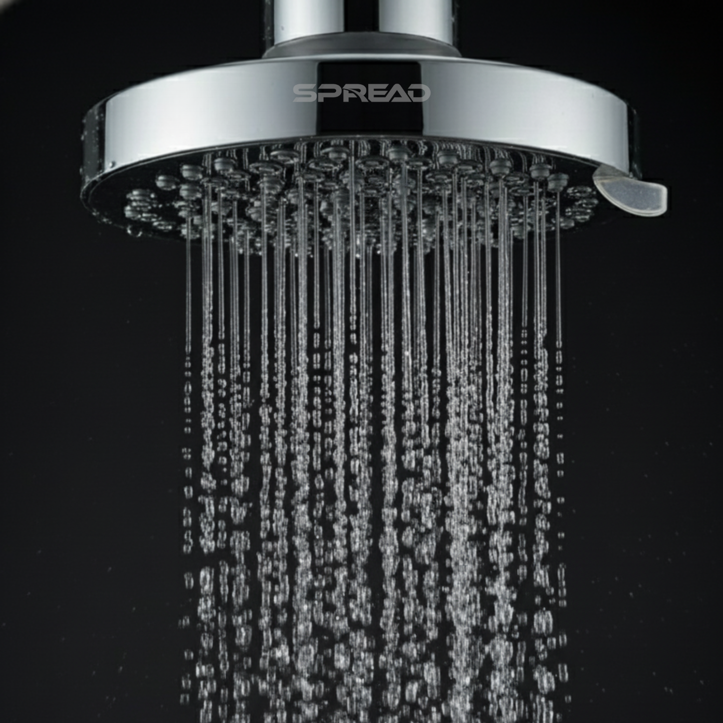 High-Pressure Filtered Shower Head (157 mm × 152 mm × 152 mm)