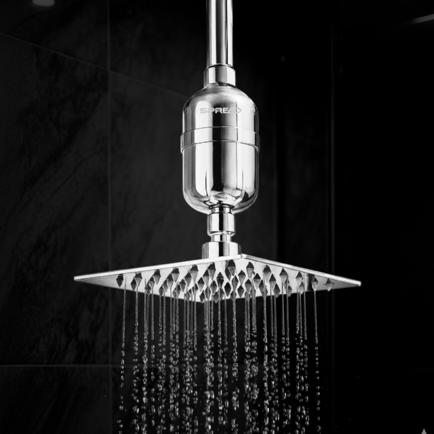 Inline Shower Filter with Replaceable Cartridge