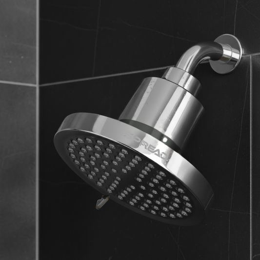 High-Pressure Filtered Shower Head (157 mm × 152 mm × 152 mm)