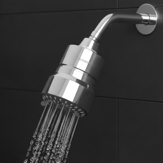 Premium Multi-Function Shower Head with Replaceable Multi-Layer Filter Cartridge (153 mm × 96 mm × 96 mm)