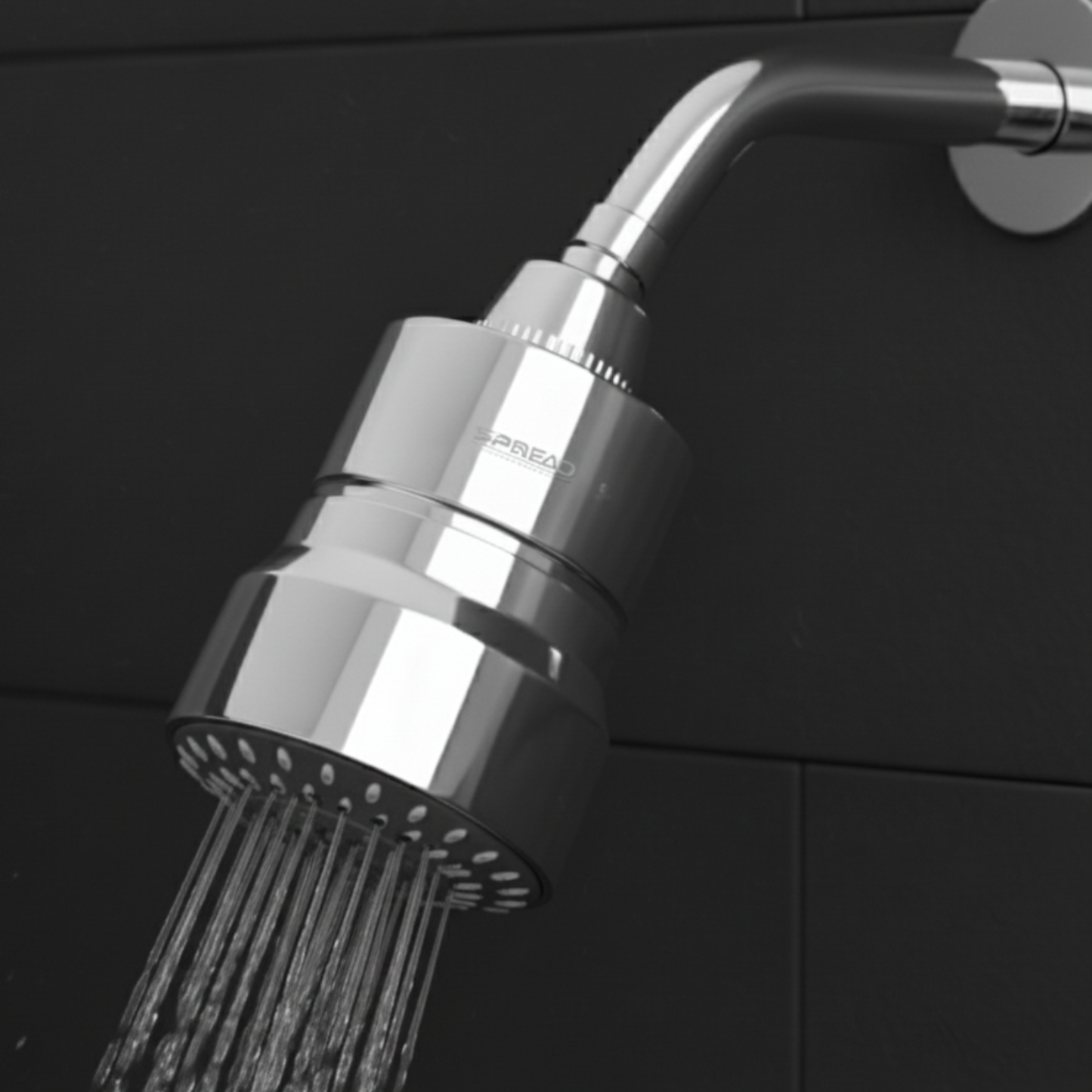 Premium Multi-Function Shower Head with Replaceable Multi-Layer Filter Cartridge (153 mm × 96 mm × 96 mm)