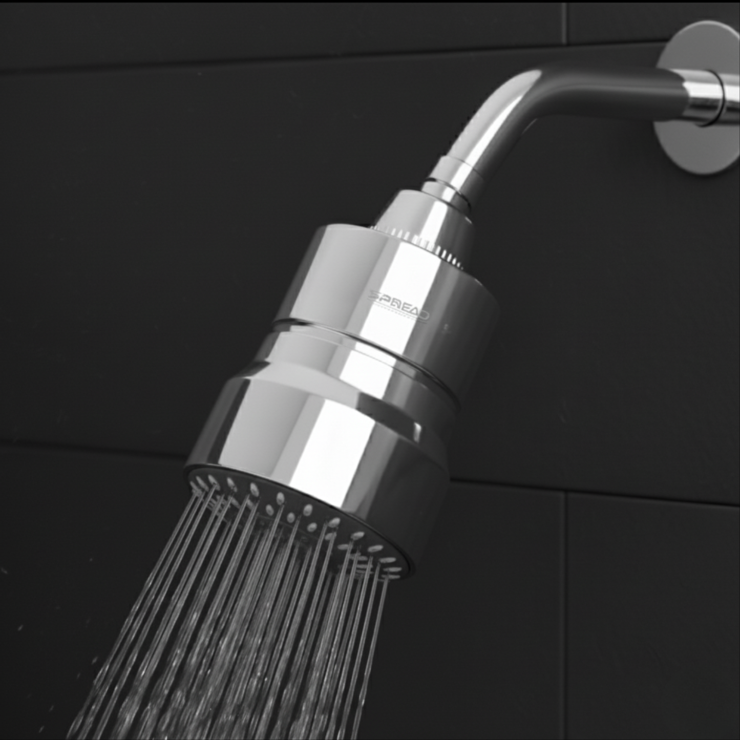 Premium Multi-Function Shower Head with Replaceable Multi-Layer Filter Cartridge (153 mm × 96 mm × 96 mm)
