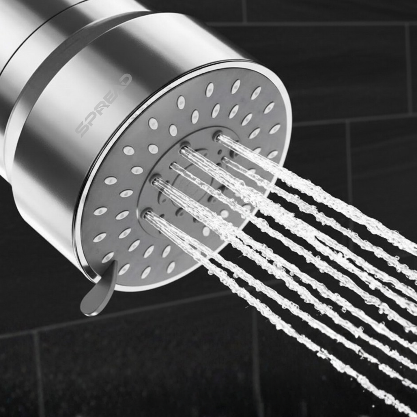 Premium Multi-Function Shower Head with Replaceable Multi-Layer Filter Cartridge (153 mm × 96 mm × 96 mm)