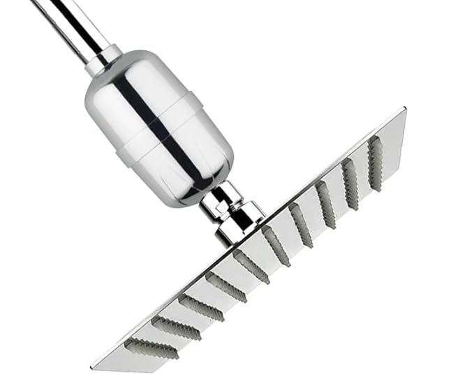 Inline Shower Filter with Replaceable Cartridge