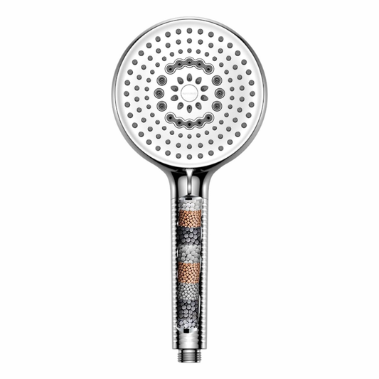 9-Function ABS Plastic Filtered Hand Shower with Rain, Massage, Trickle, Power Fan Spray Modes (288.4 mm × 131.1 mm × 131.1 mm)