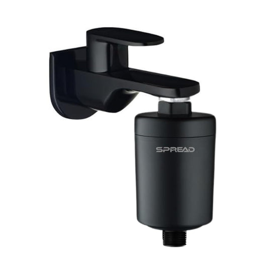 Inline Shower Filter and Tap Filter with Replaceable Cartridge (5.5D x 5.5W x 13.5H )