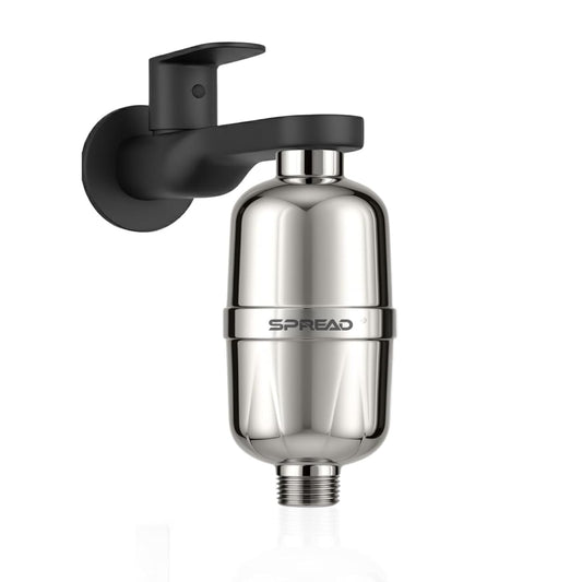 Inline Shower Filter with Replaceable Cartridge