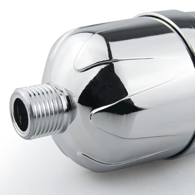 Inline Shower Filter with Replaceable Cartridge