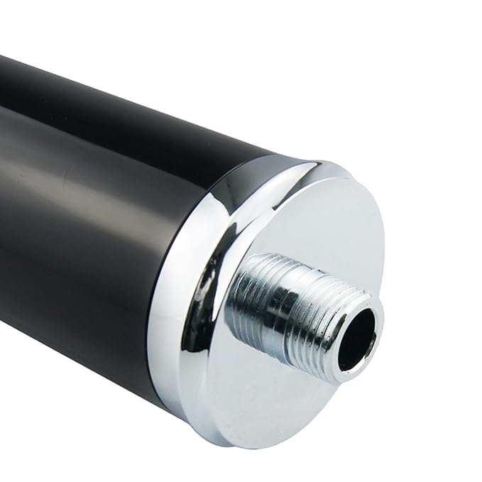 Inline Shower Filter with Replaceable Multi-Layer Cartridge