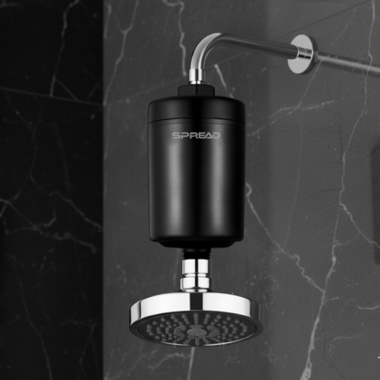 Inline Shower Filter with Replaceable Cartridge