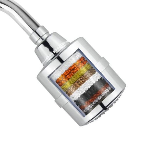 Premium Multi-Layer Filter Shower Head with Replaceable Cartridge (102 mm × 104 mm × 104 mm)
