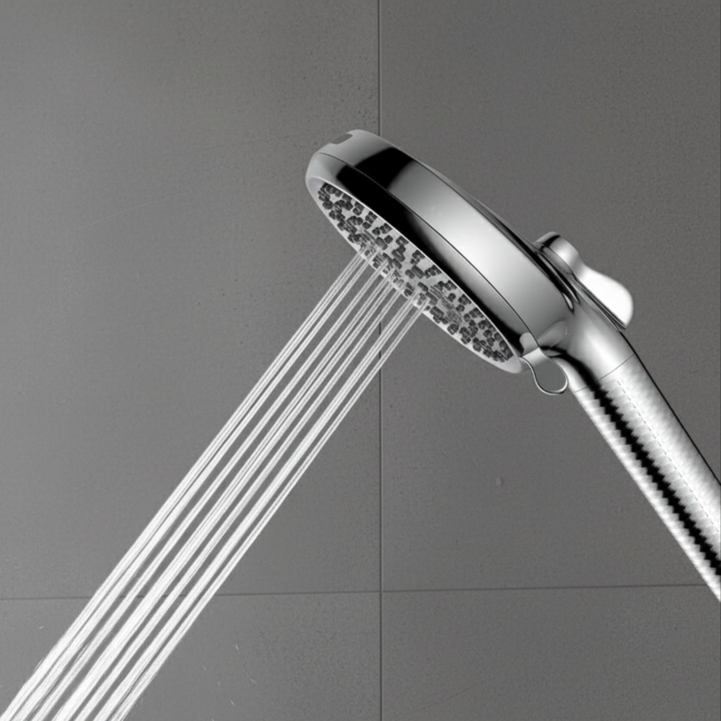 9-Function ABS Plastic Filtered Hand Shower with Rain, Massage, Trickle, Power Fan Spray Modes (288.4 mm × 131.1 mm × 131.1 mm)